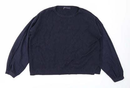 Marks & Spencer collection Womens Blue   Pullover Jumper Size 10