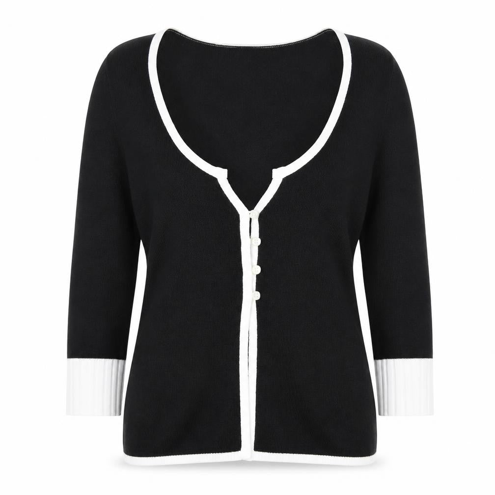 Kit Womens Black   Cardigan Jumper Size 12
