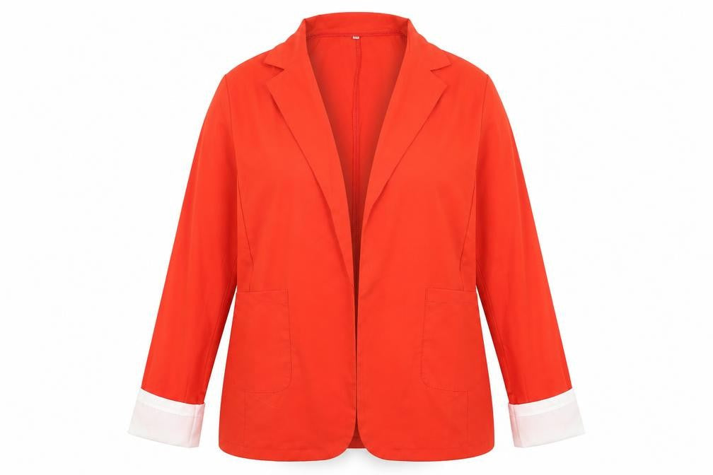 Preworn Womens Red   Jacket Blazer Size 2XL