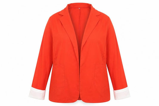 Preworn Womens Red   Jacket Blazer Size 2XL