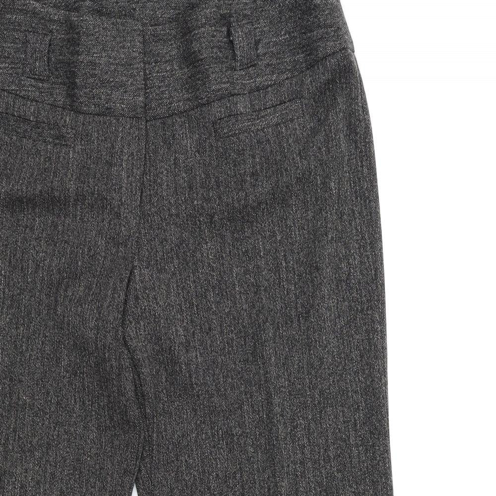 Dorothy Perkins Womens Grey   Trousers  Size 34 in L27 in