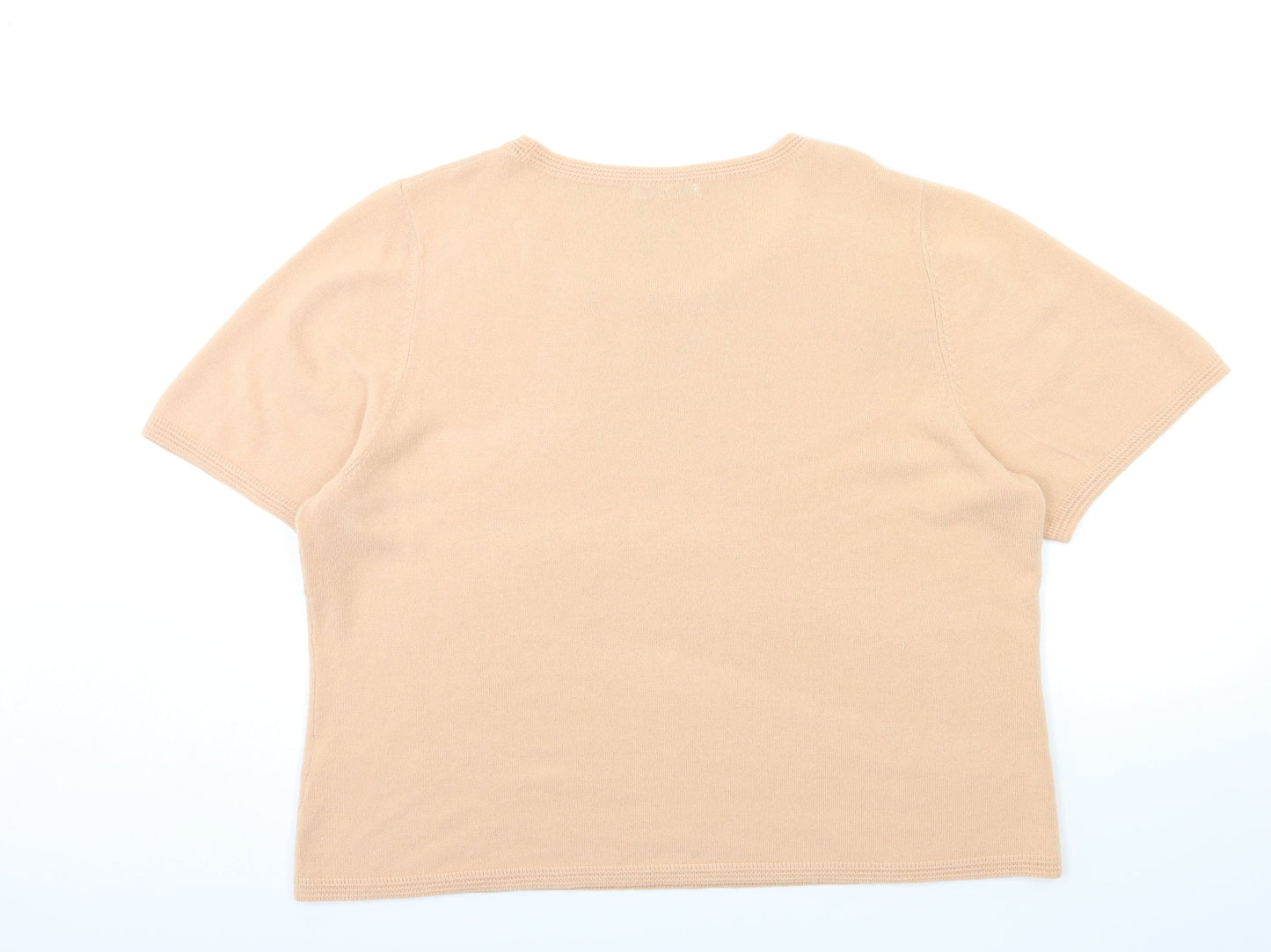 Marks and Spencer Womens Pink  Knit Pullover Jumper Size 20
