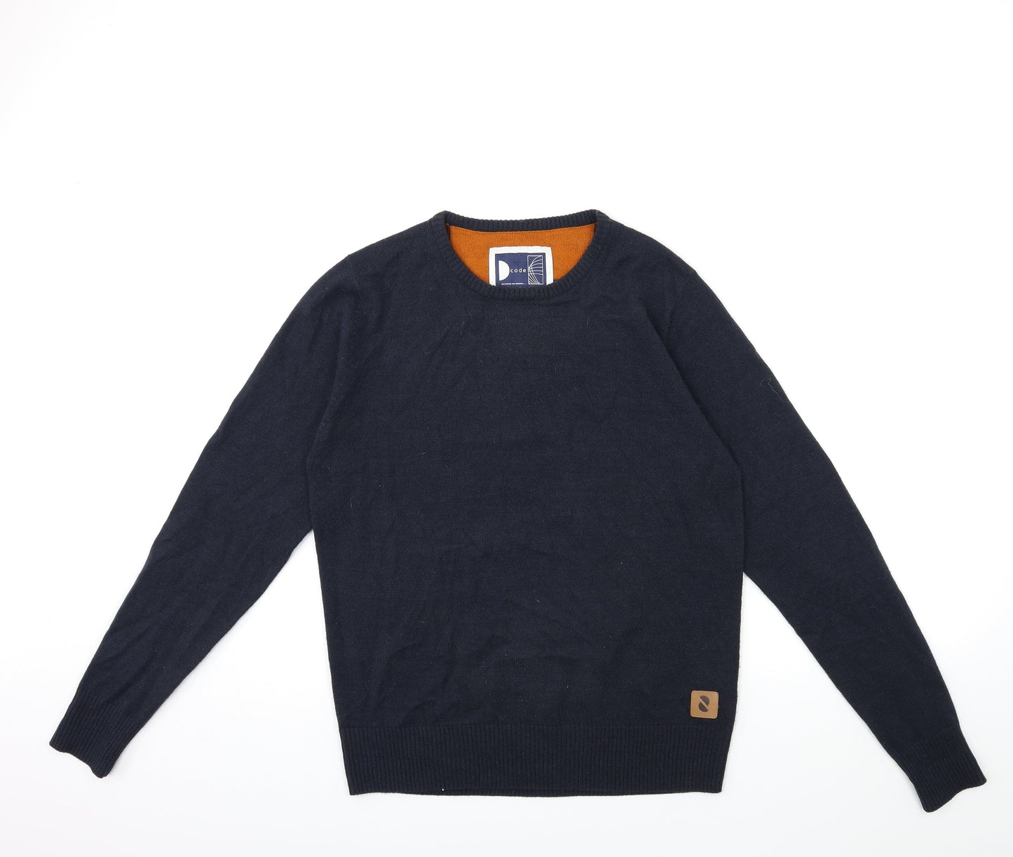 Dcode Mens Blue  Knit Pullover Jumper Size S