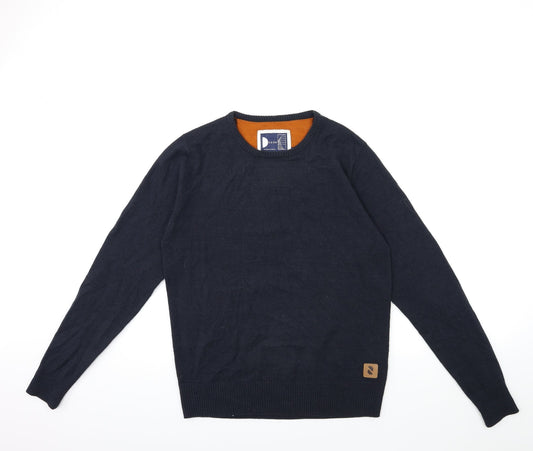 Dcode Mens Blue  Knit Pullover Jumper Size S