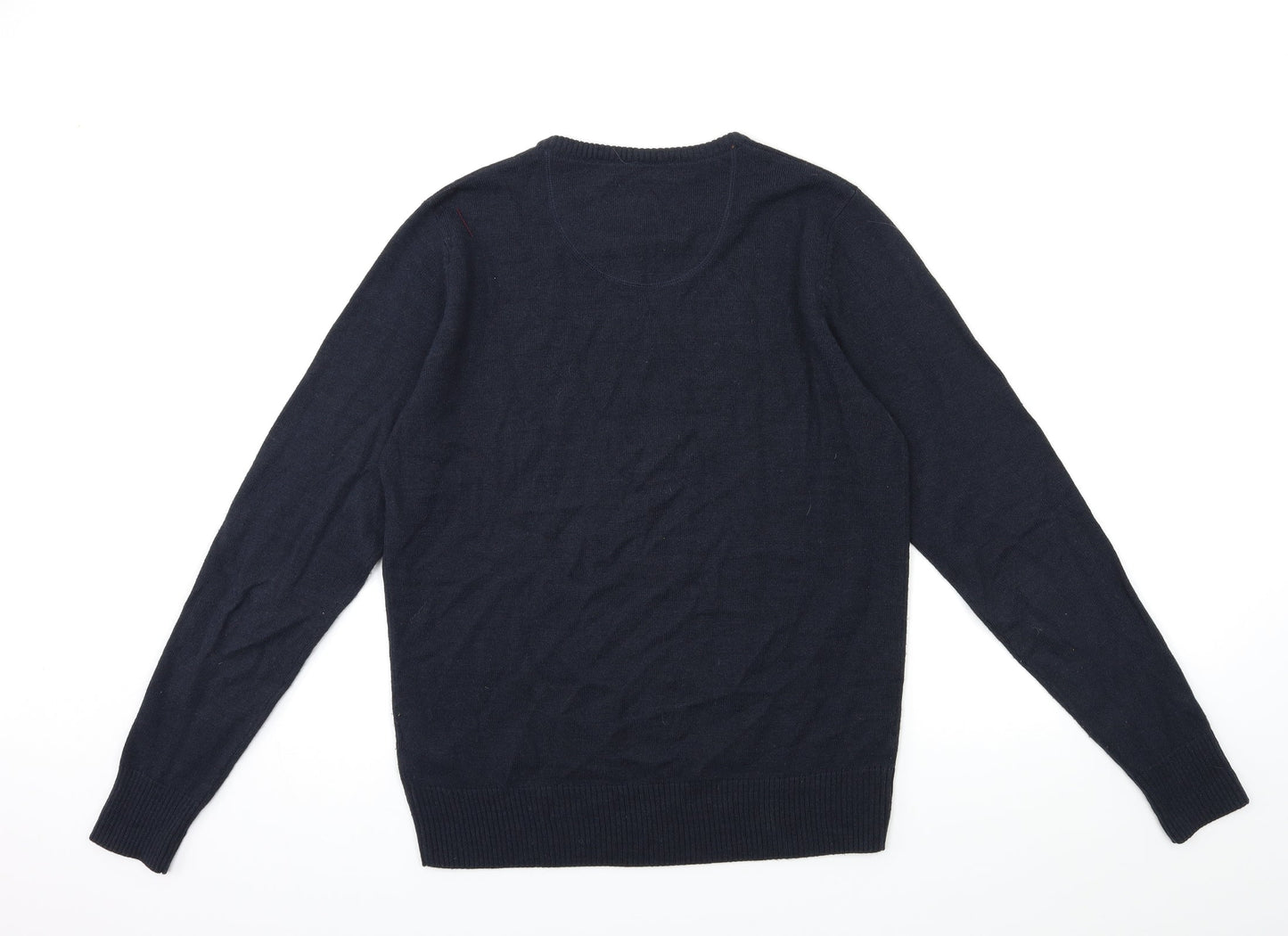 Dcode Mens Blue  Knit Pullover Jumper Size S