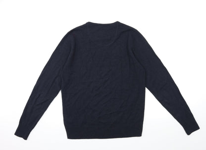 Dcode Mens Blue  Knit Pullover Jumper Size S