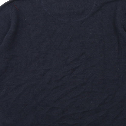 Dcode Mens Blue  Knit Pullover Jumper Size S