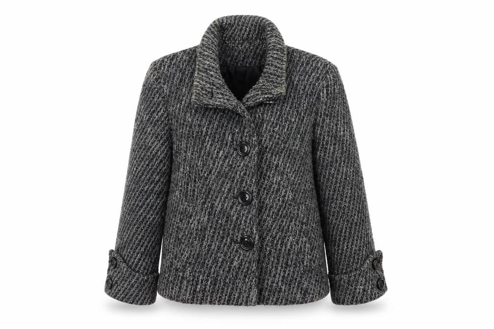 kesta Womens Grey   Overcoat Coat Size 12