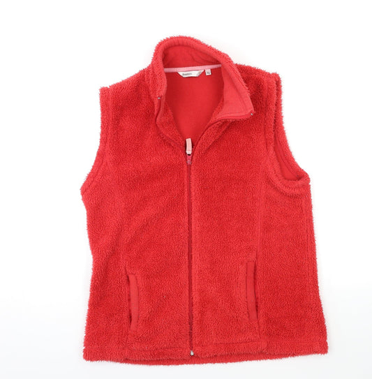 Amoretti Womens Red  Fleece Jacket  Size L