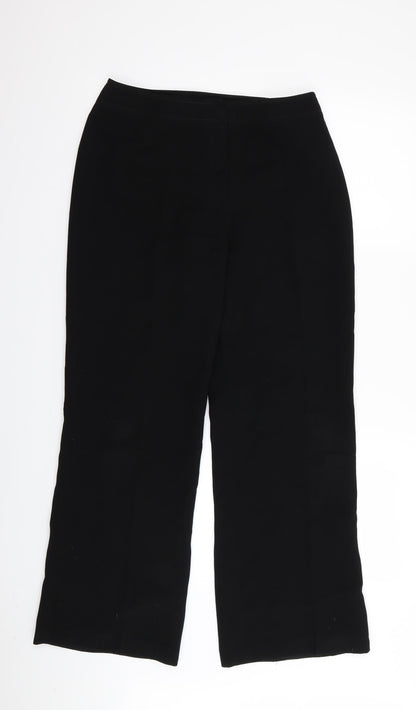 Additional front view of Principles women’s black trousers, size UK 10, 30-inch leg