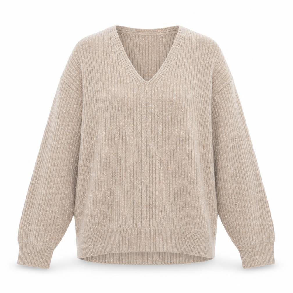 uuu Womens Beige   Pullover Jumper Size M