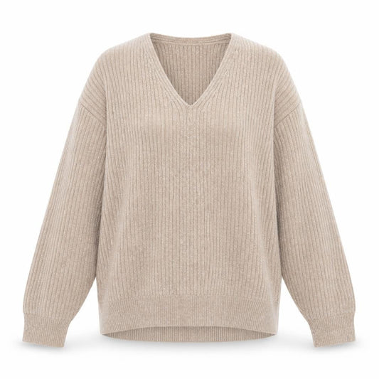 uuu Womens Beige   Pullover Jumper Size M