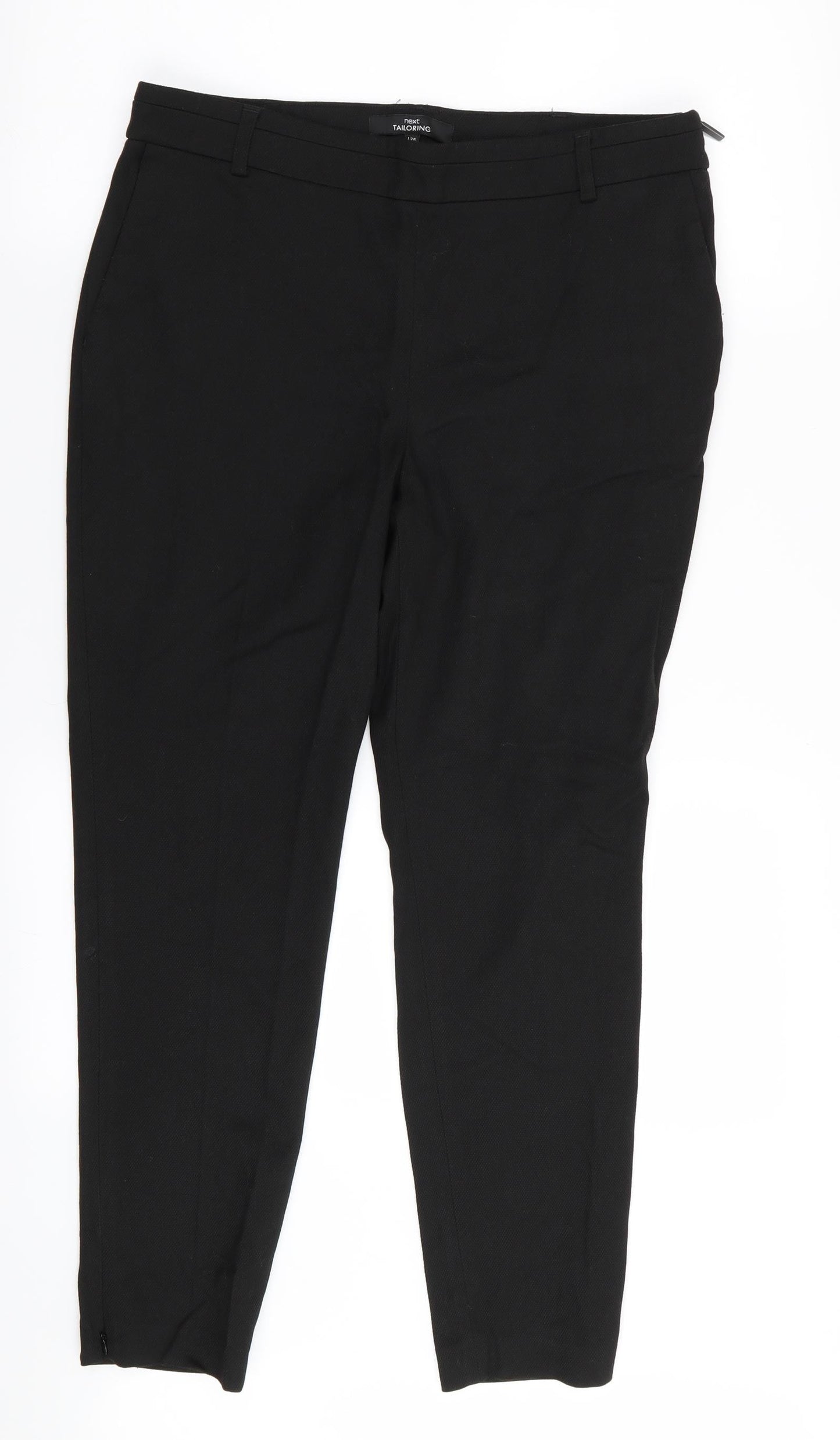 NEXT Womens Black   Trousers  Size 12 L27 in