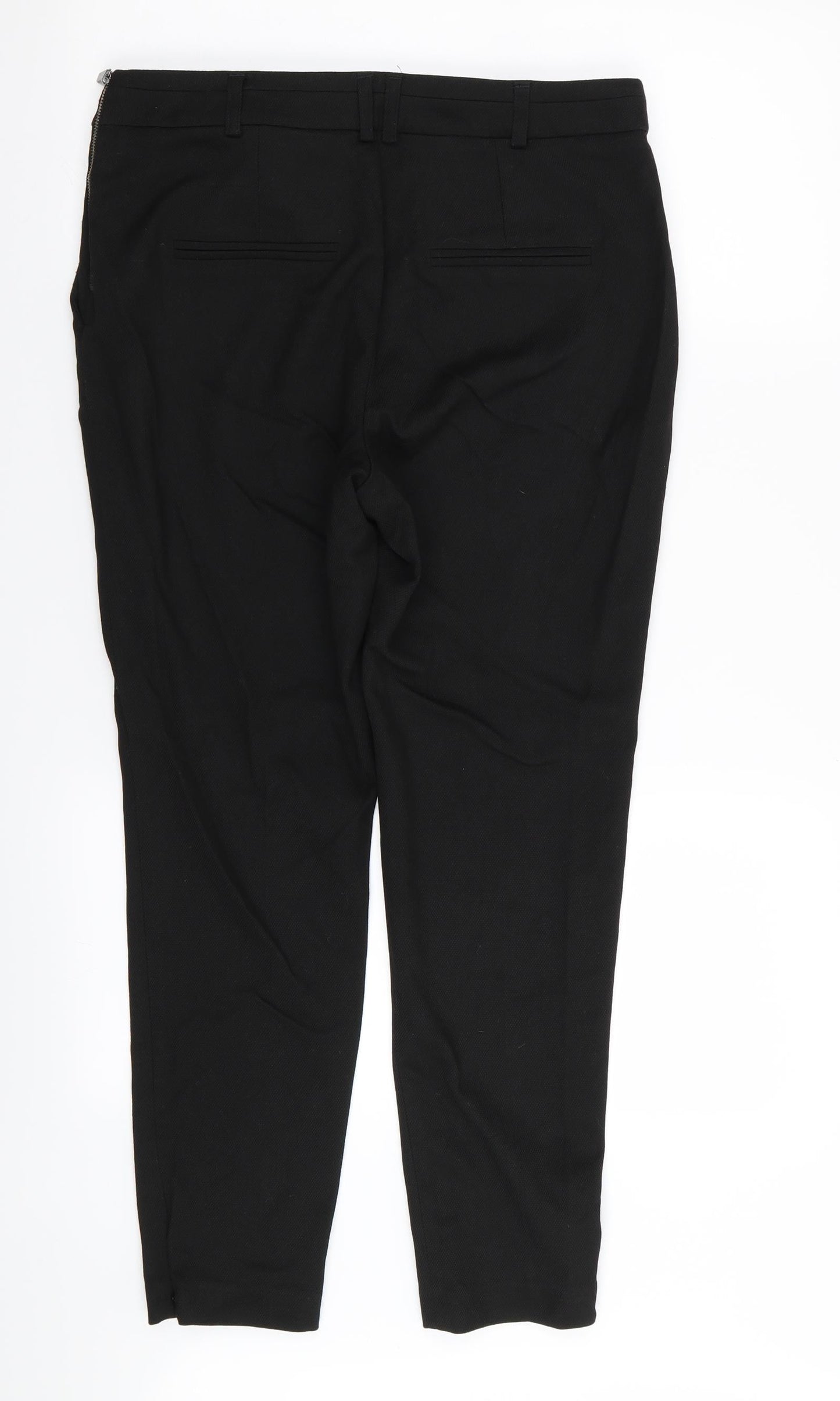 NEXT Womens Black   Trousers  Size 12 L27 in