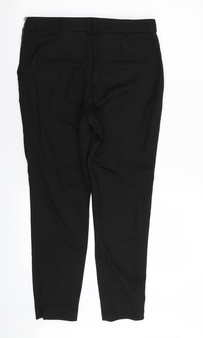 Next Womens Black   Trousers  Size 12 L27 in