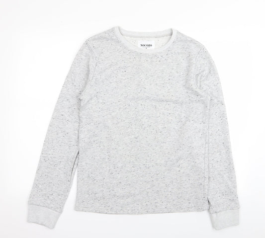 nocozo Mens Grey Polka Dot  Pullover Jumper Size M