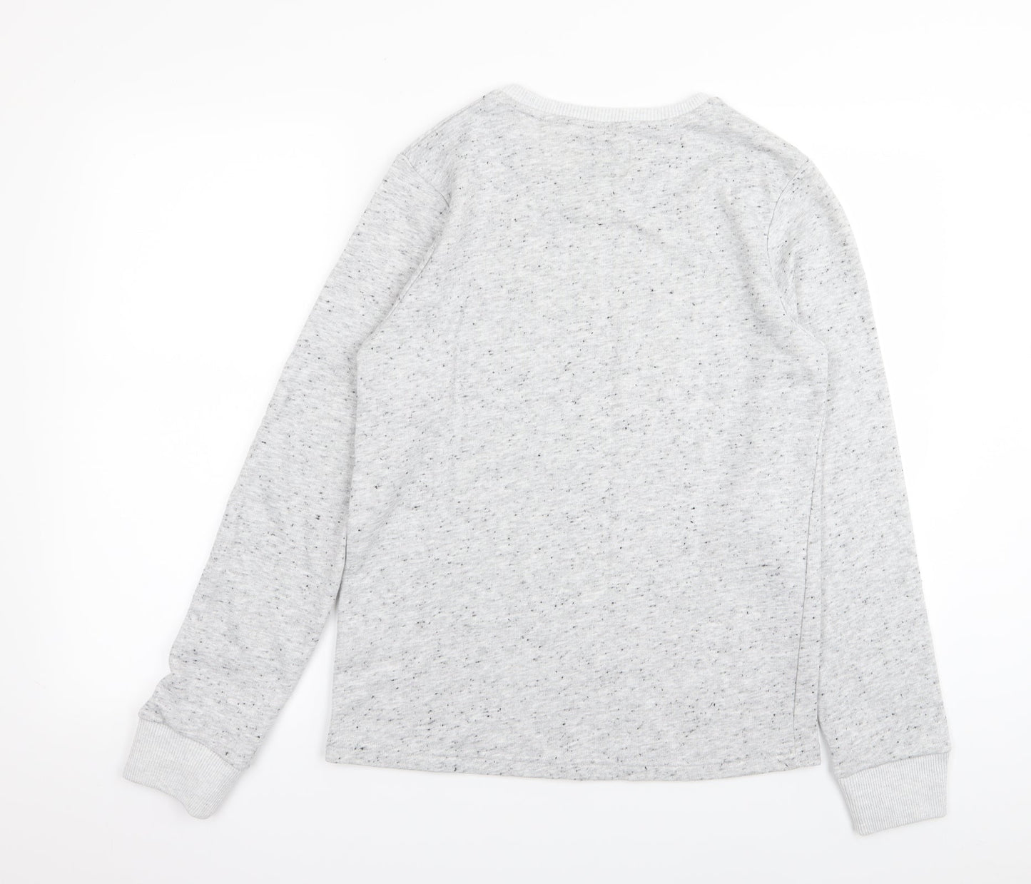 nocozo Mens Grey Polka Dot  Pullover Jumper Size M