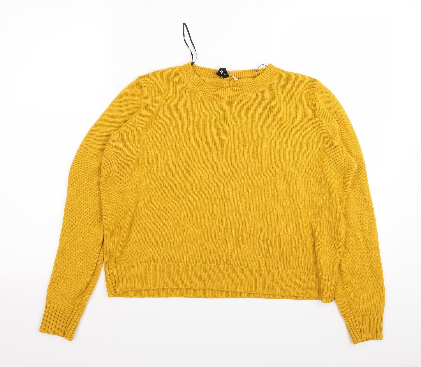 Divided by H&M Womens Yellow   Pullover Jumper Size M