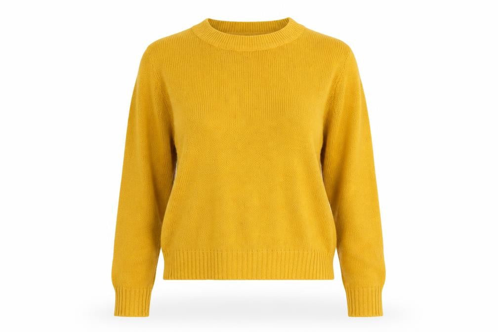 Divided by H&M Womens Yellow   Pullover Jumper Size M