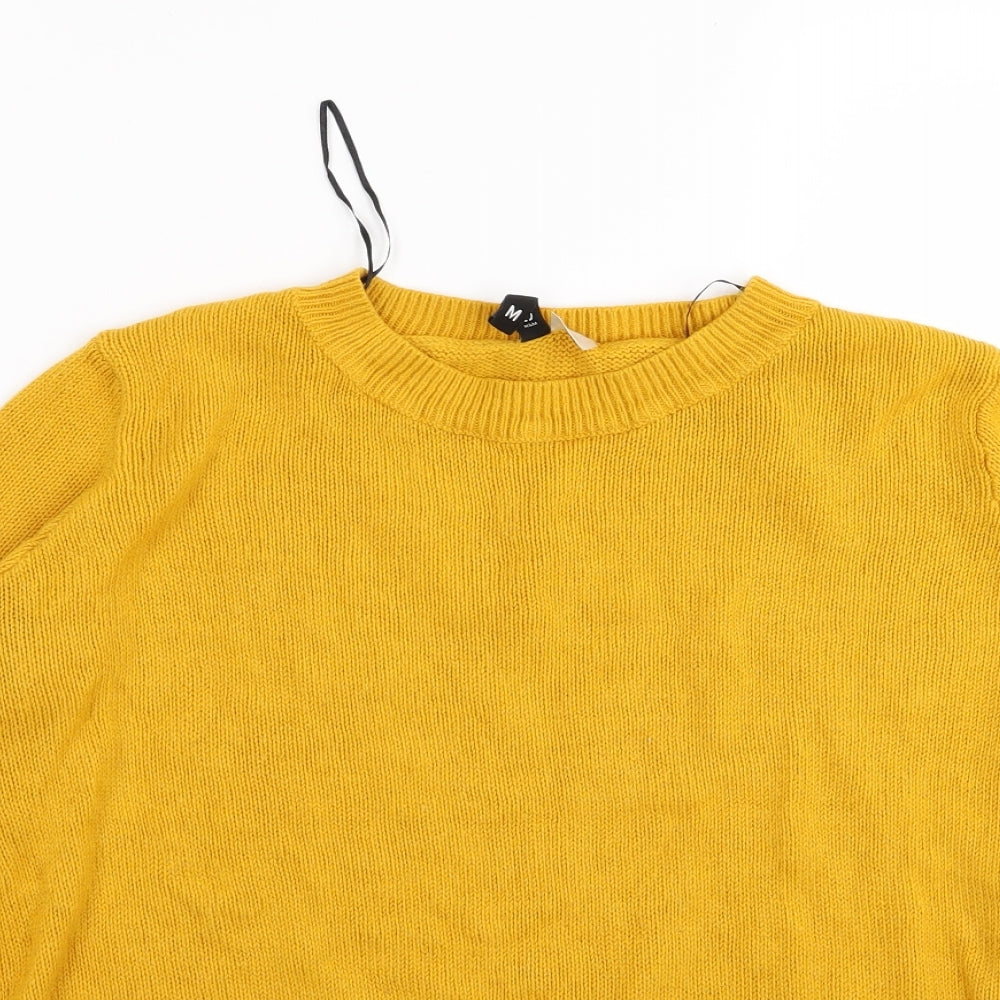 Divided by H&M Womens Yellow   Pullover Jumper Size M