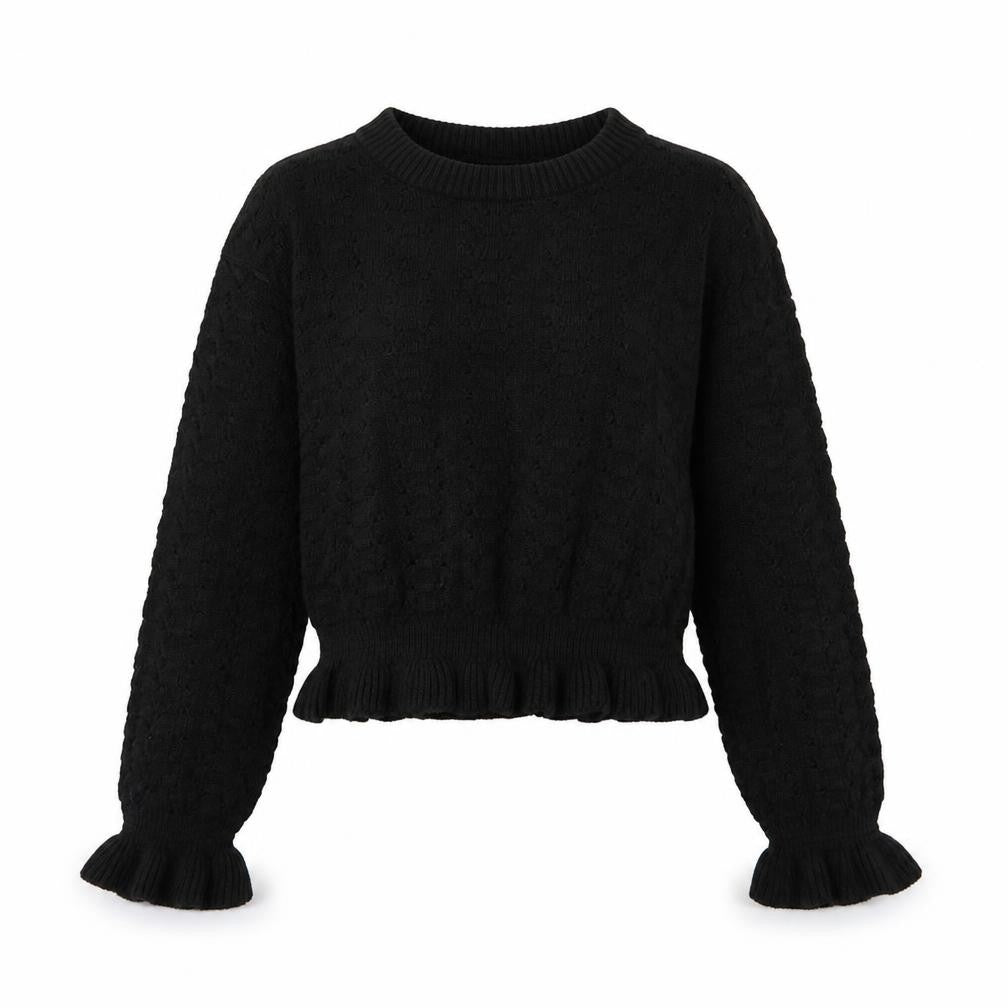 Preworn Womens Black   Pullover Jumper Size M