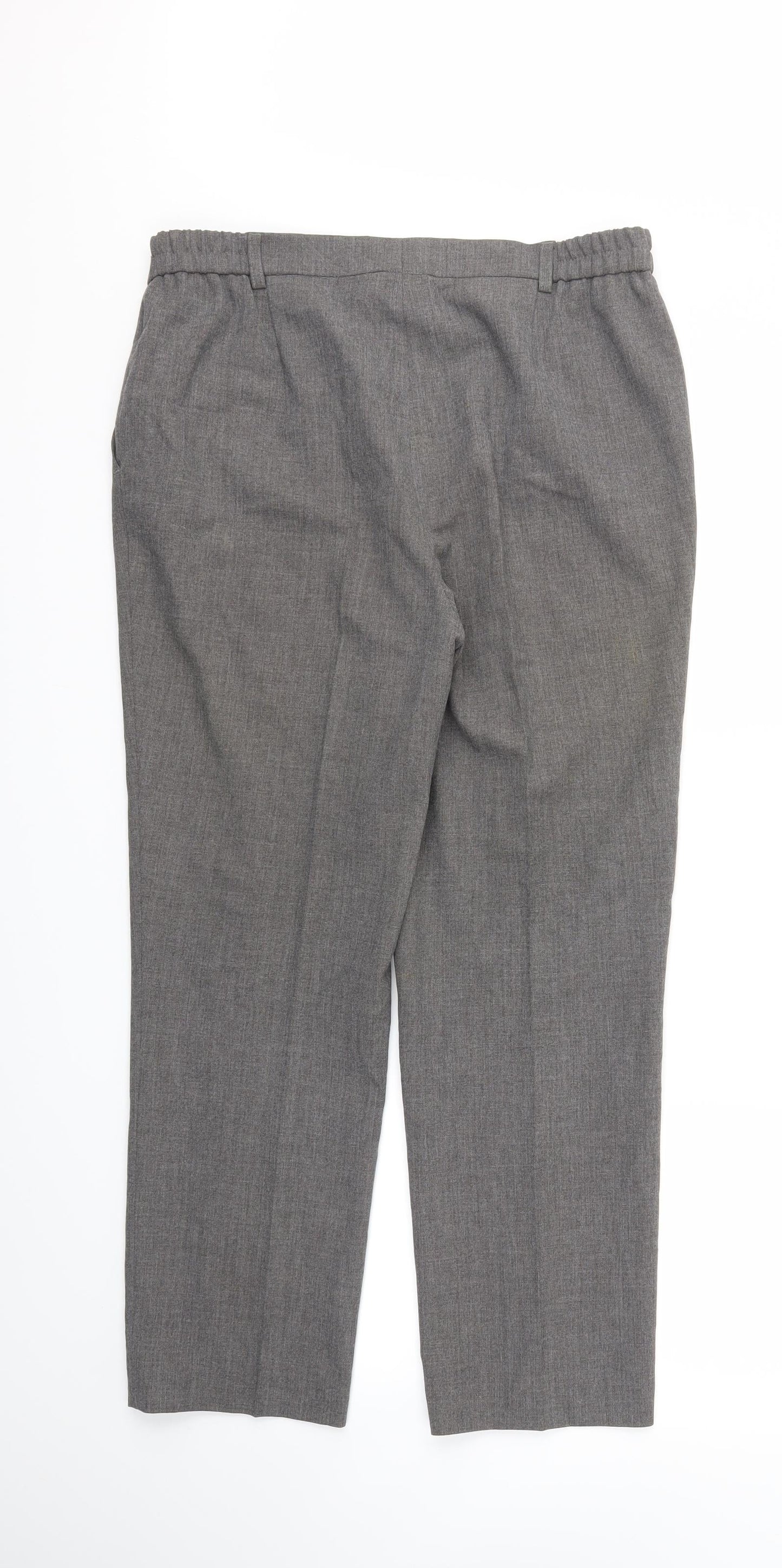 Preworn Womens Grey   Trousers  Size 34 L27 in