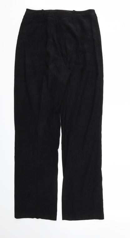 Preworn Womens Black   Trousers  Size 30 in L28 in