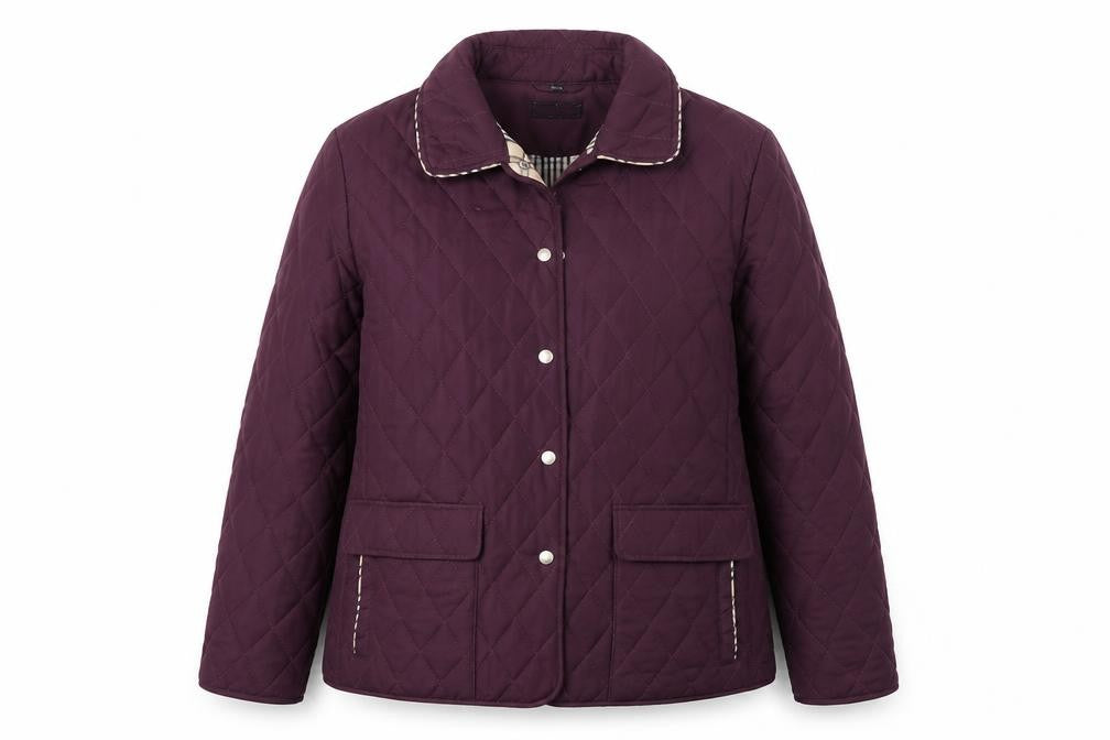 Preworn Womens Purple   Jacket Coat Size 14