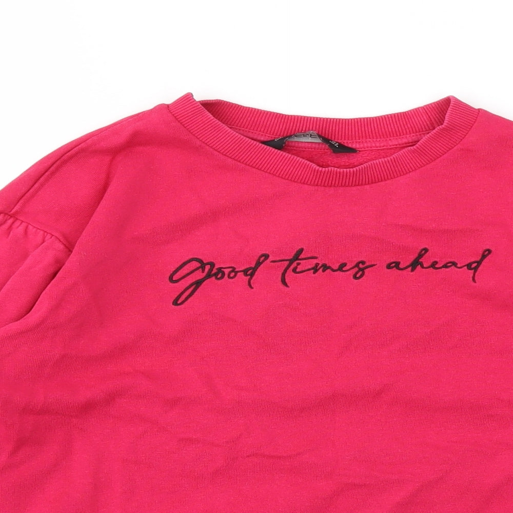 F&F Womens Pink   Pullover Jumper Size 6
