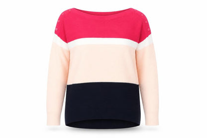 Debenhams Womens Multicoloured Striped  Pullover Jumper Size 8