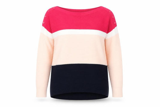 Debenhams Womens Multicoloured Striped  Pullover Jumper Size 8