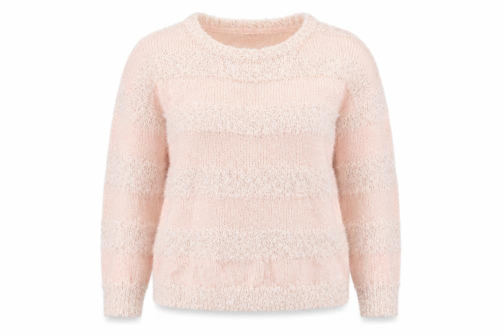 Red Herring Womens Pink Striped  Pullover Jumper Size 16