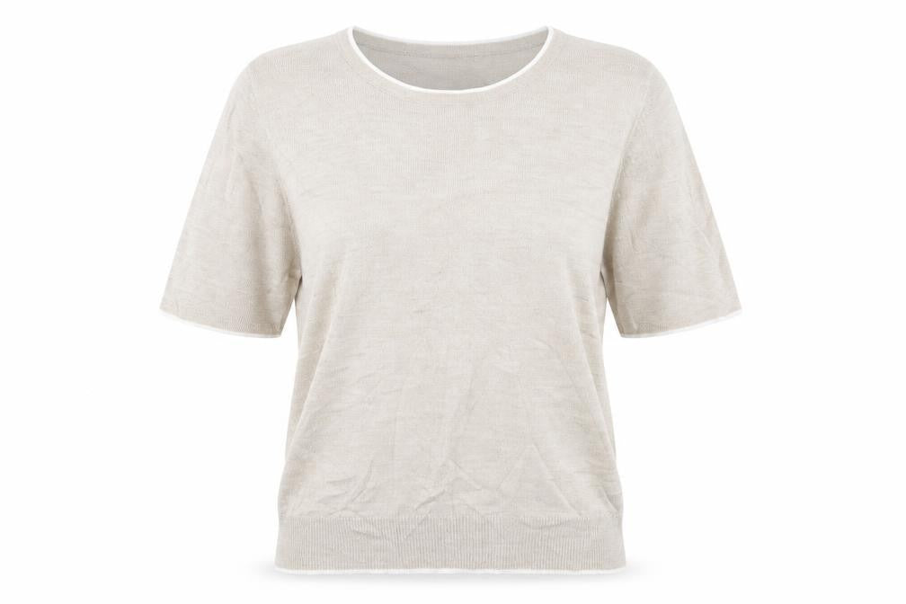 Marks & Spencer Womens Beige   Pullover Jumper Size 12