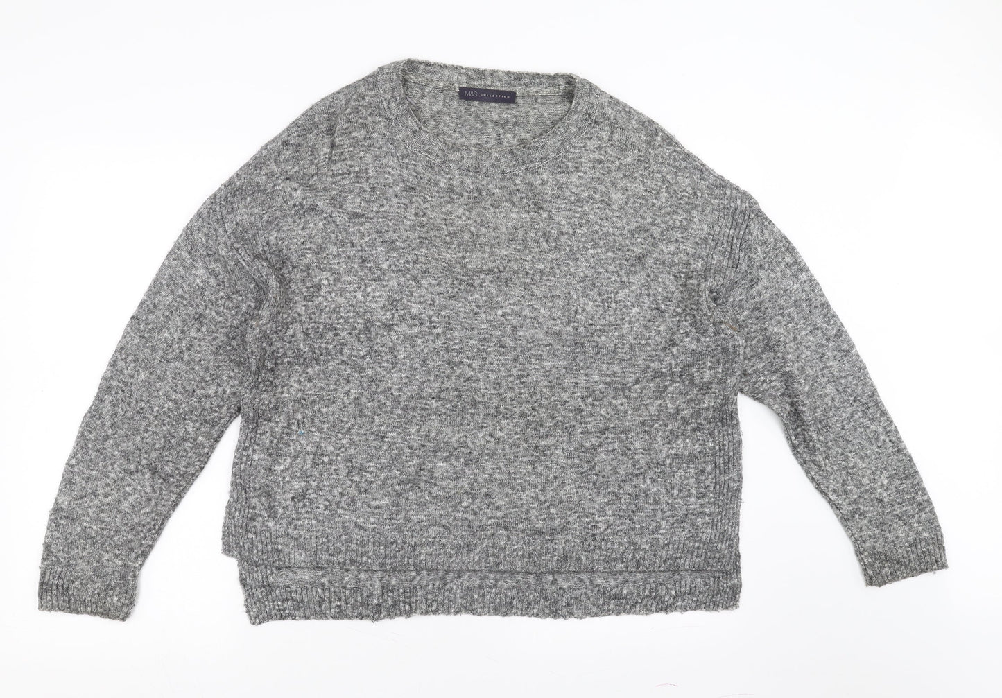 Marks and Spencer Womens Grey   Pullover Jumper Size L