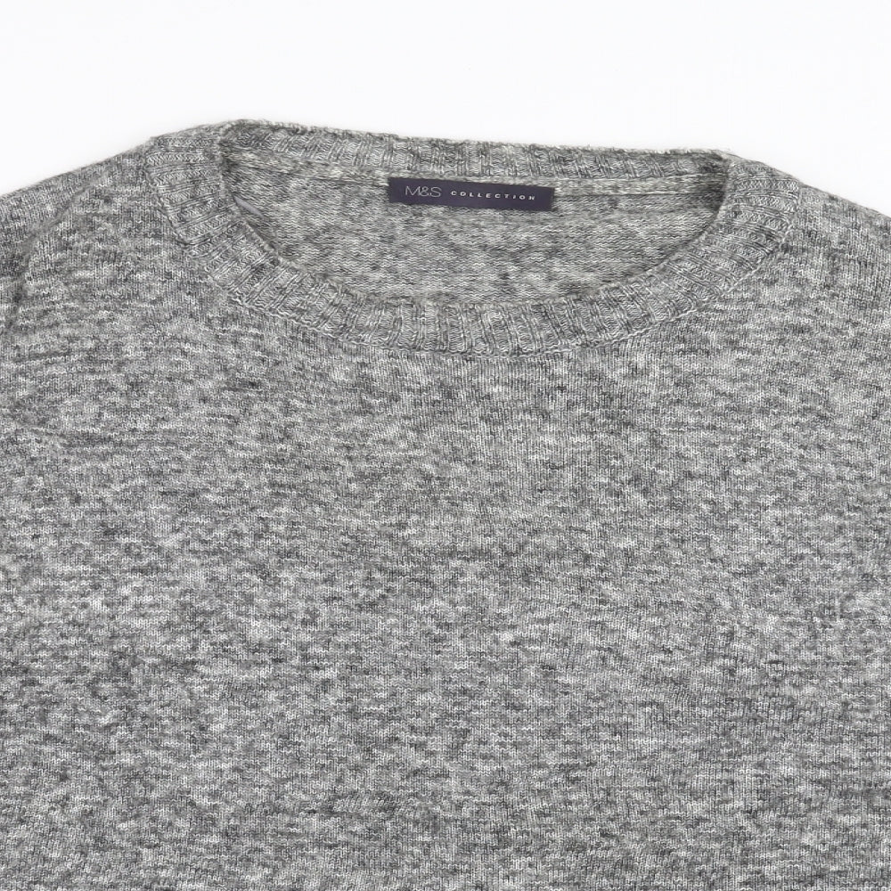 Marks and Spencer Womens Grey   Pullover Jumper Size L