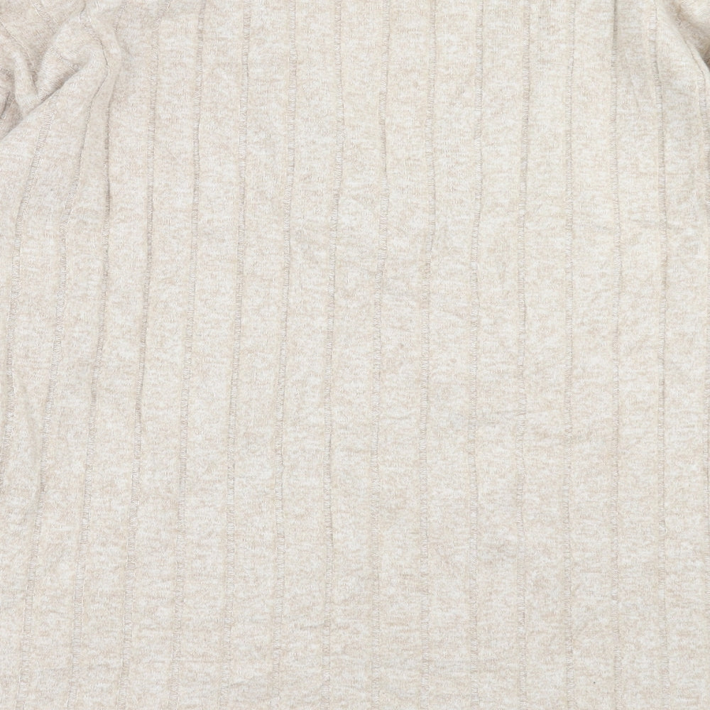 ASOS Womens Beige Striped  Pullover Jumper Size 10