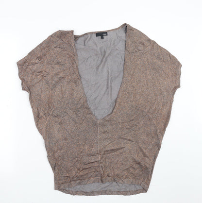 Next Womens Brown   Pullover Jumper Size L  - bronze colour