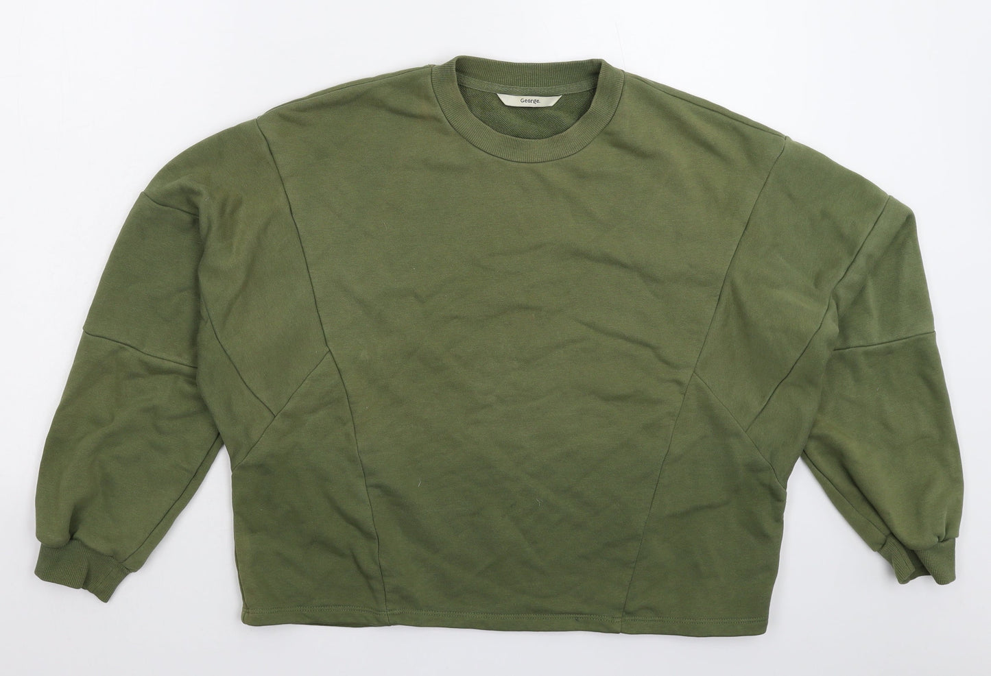 George Womens Green   Pullover Sweatshirt Size M