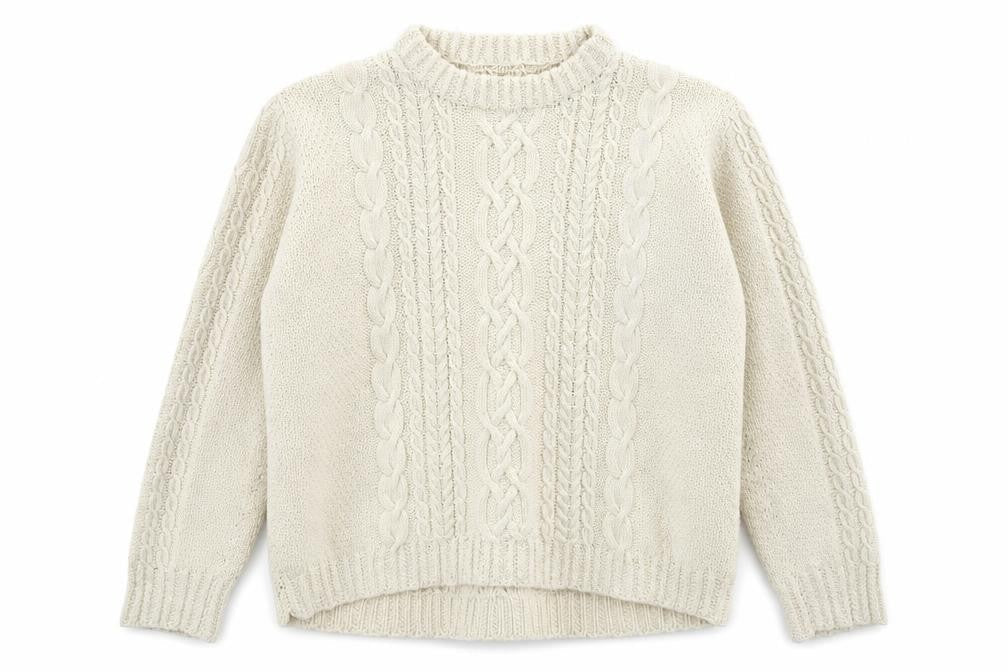 Preworn Womens White  Knit Pullover Jumper Size 20