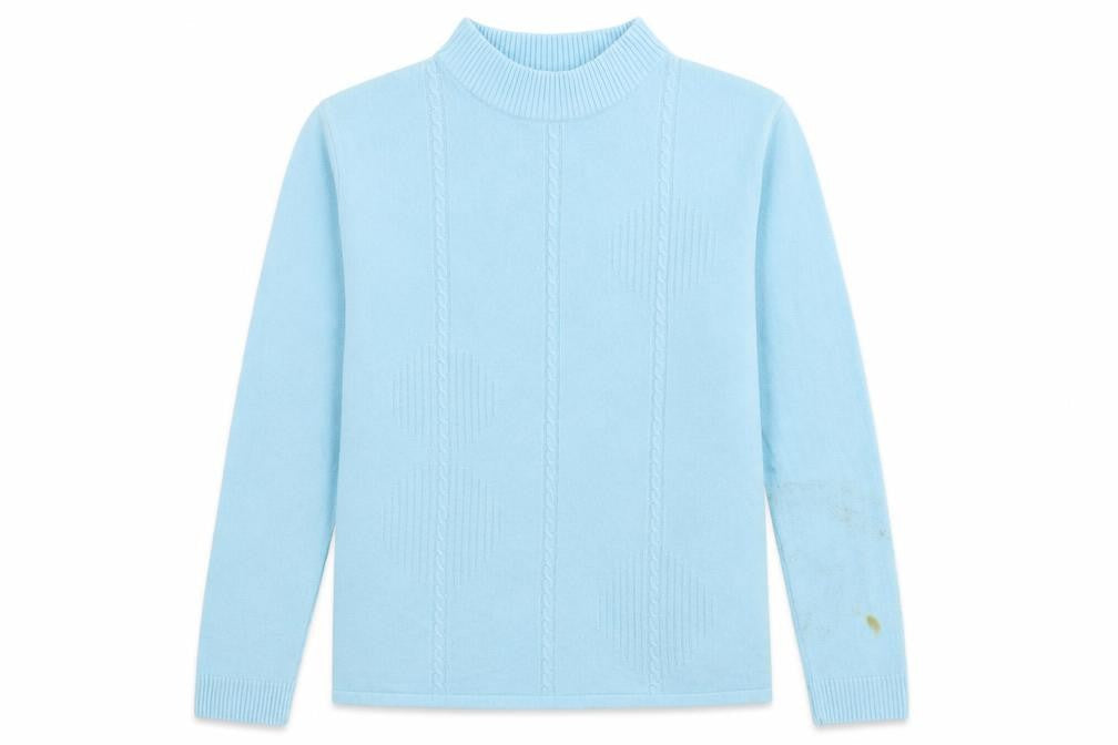 Reflect Womens Blue  Knit Pullover Jumper Size L