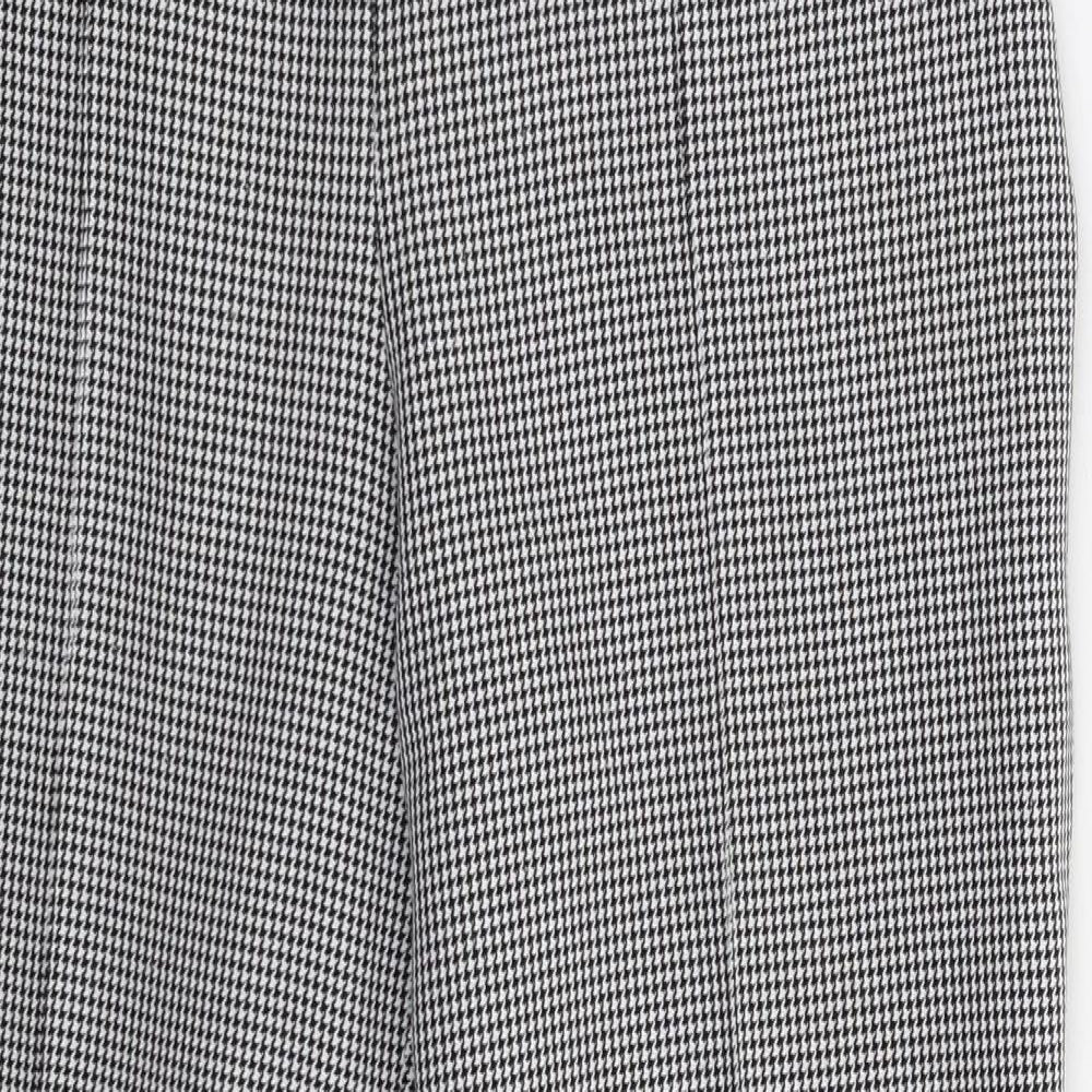 Damart Womens Multicoloured Houndstooth  Trousers  Size 10 L29 in