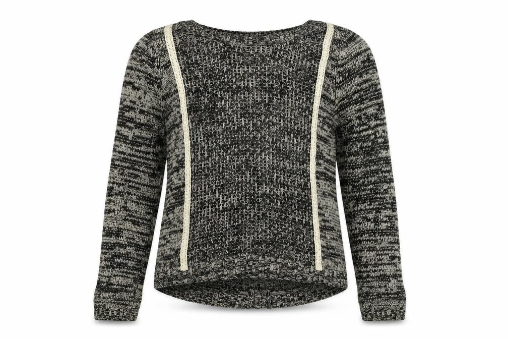 Aphorism Womens Grey  Knit Pullover Jumper Size M