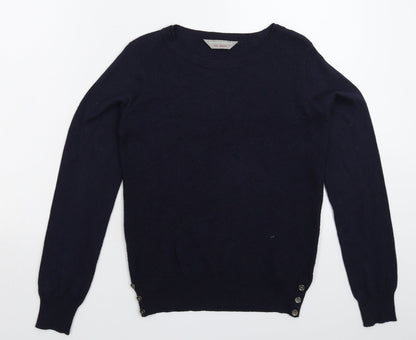 Dorothy Perkins Womens Blue  Knit Pullover Jumper Size 8