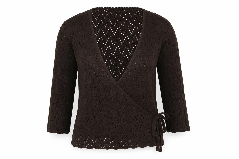 Red Herring Womens Grey  Knit Cardigan Jumper Size 14
