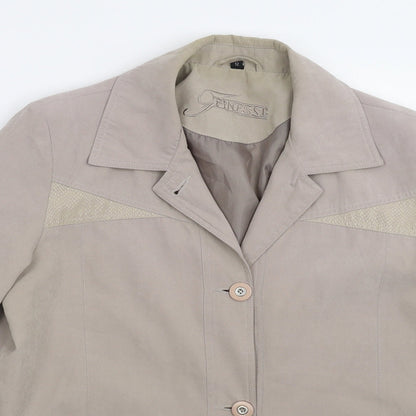 Finesse Womens Grey   Jacket  Size 12