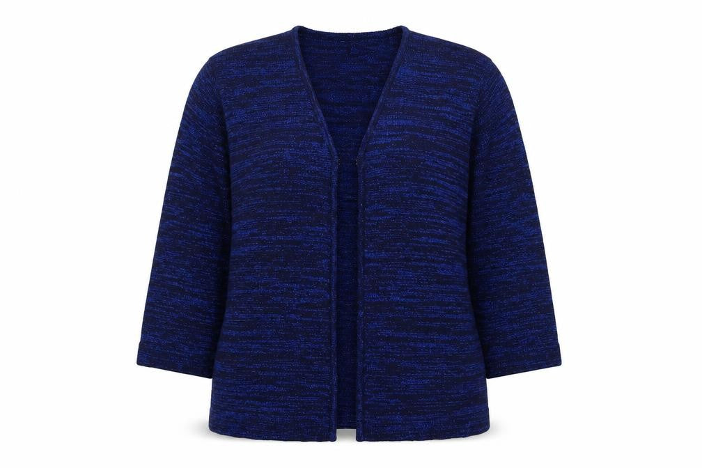 Luxury Knitwear Womens Blue  Knit Cardigan Jumper Size M