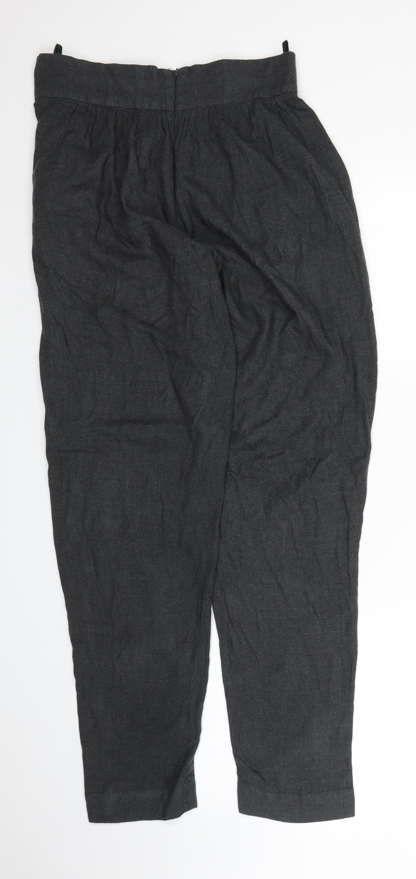 French Connection Womens Grey   Bloomer Trousers Size 12 L28 in