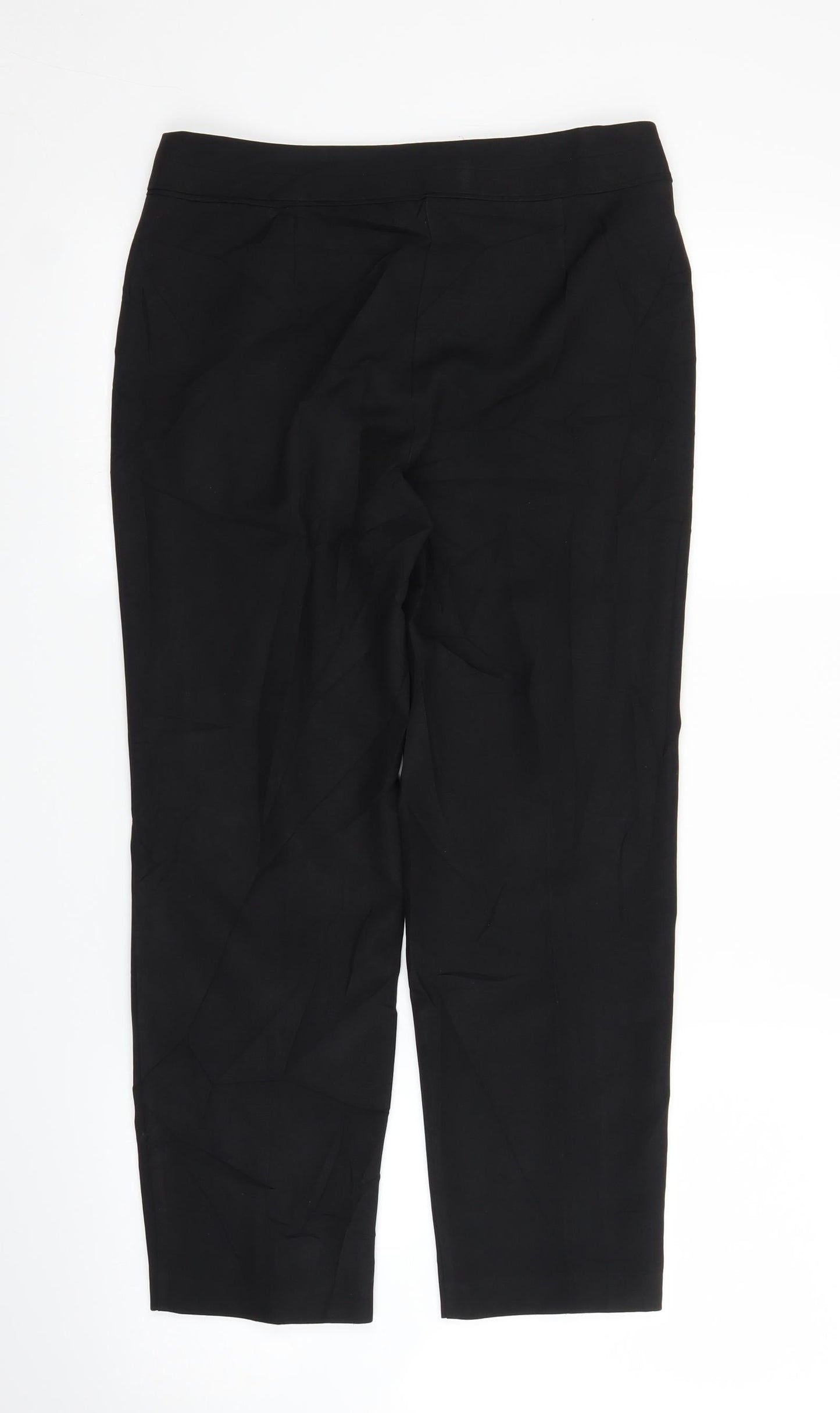 F&F Womens Black   Capri Trousers Size 6 L24 in
