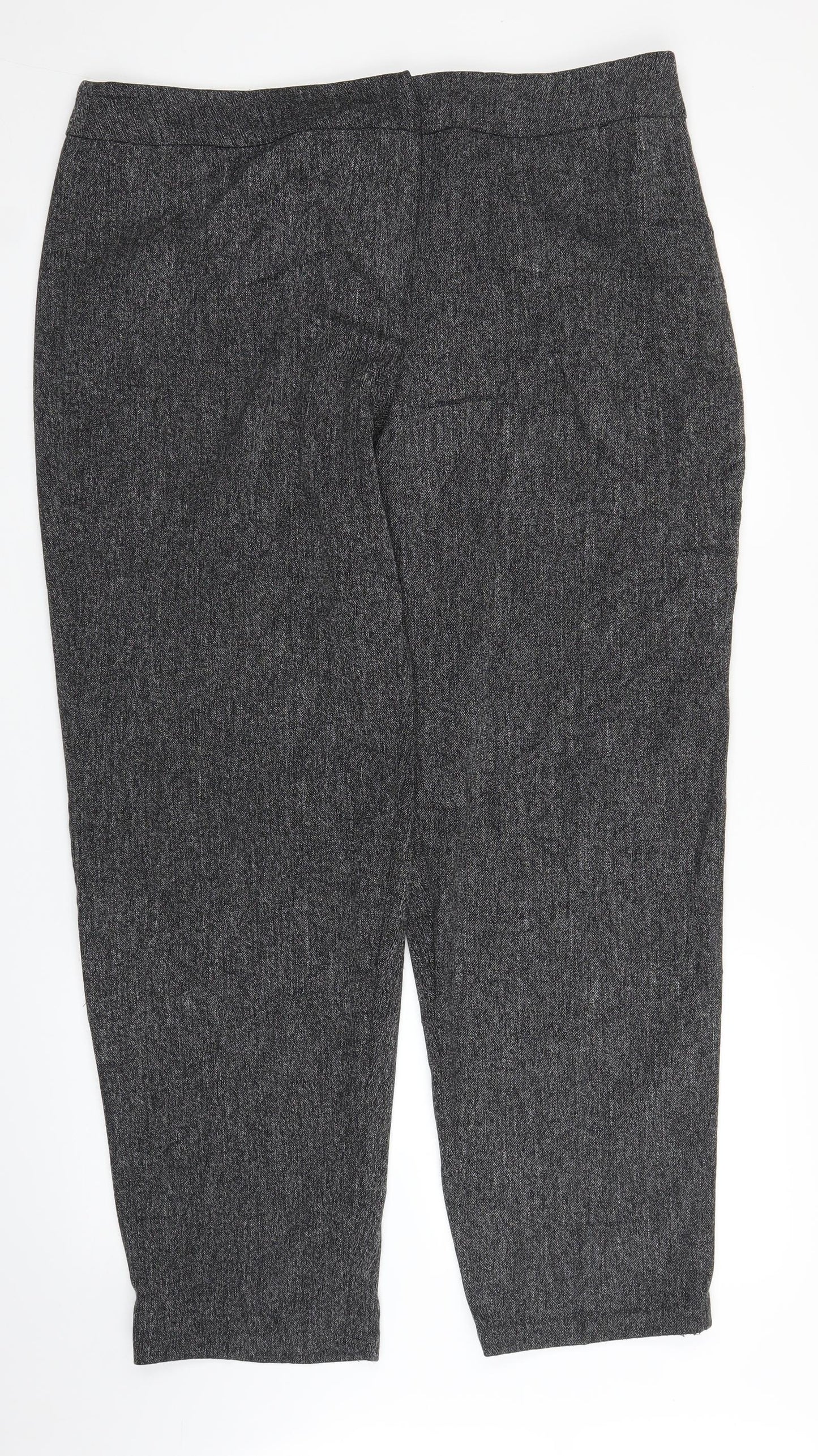 Ethal Austin Womens Grey   Trousers  Size L L29 in