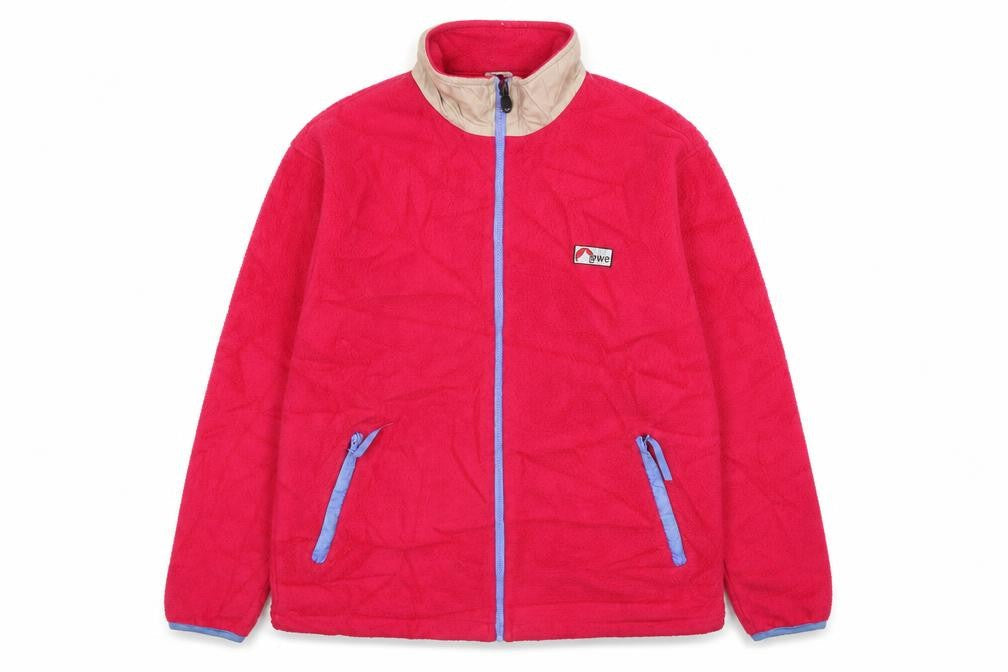 Lowe Womens Pink  Fleece Jacket Coatigan Size L